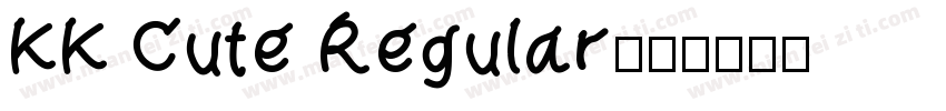 KK Cute Regular字体转换